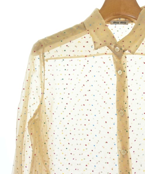 Miu Miu（ミュウミュウ）ドレスシャツ ベージュ サイズ:40(M位) レディース/2200618252022