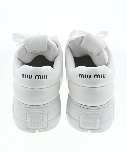 Miu Miu（ミュウミュウ）スニーカー 白 サイズ:EU39(25.5cm位) レディース/2200540941087
