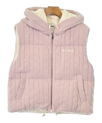 Miu Miu（ミュウミュウ）ダウンジャケット/ダウンベスト ピンク サイズ