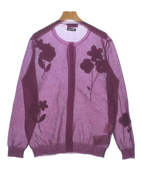 Miu Miu（ミュウミュウ）カーディガン 紫 サイズ:40(M位) レディース/2200626950040