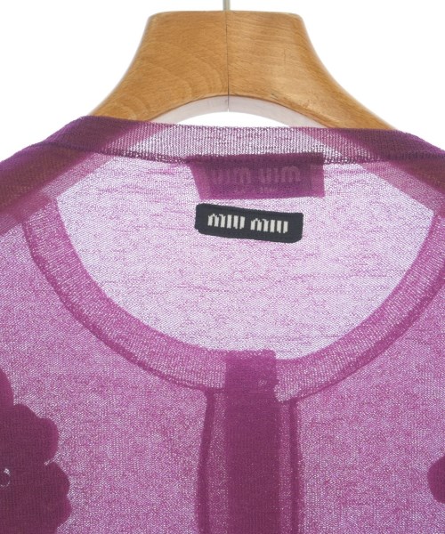 Miu Miu（ミュウミュウ）カーディガン 紫 サイズ:40(M位) レディース/2200626950040