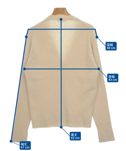 Miu Miu（ミュウミュウ）カーディガン ベージュ サイズ:38(S位) レディース/2200626950057