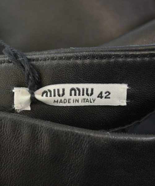 Miu Miu（ミュウミュウ）ミニスカート 黒 サイズ:42(M位) レディース/2200626950118