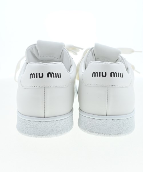 Miu Miu（ミュウミュウ）スニーカー 白 サイズ:42 1/2(27.5cm位) レディース/2200626950163
