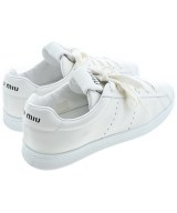 Miu Miu（ミュウミュウ）スニーカー 白 サイズ:42 1/2(27.5cm位) レディース/2200626950163