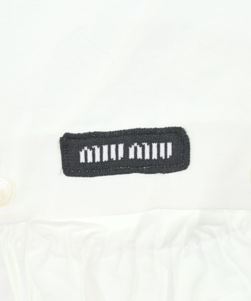 Miu Miu（ミュウミュウ）ワンピース 白 サイズ:42(L位) レディース/2200627210075