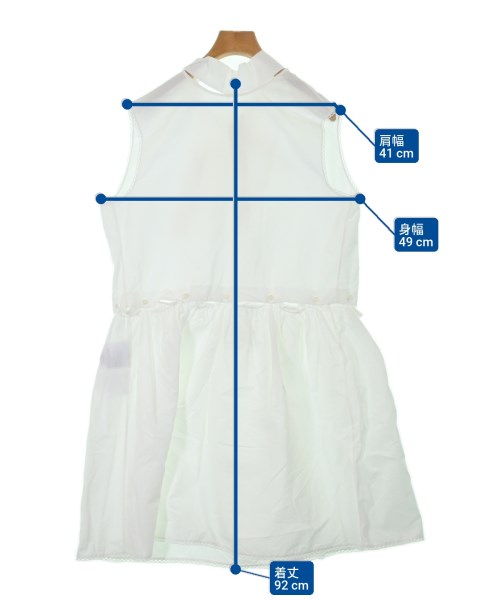 Miu Miu（ミュウミュウ）ワンピース 白 サイズ:42(L位) レディース/2200627210075