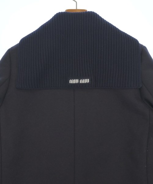 Miu Miu（ミュウミュウ）ピーコート 紺 サイズ:38(S位) レディース/2200628047038