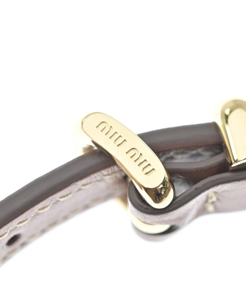 Miu Miu（ミュウミュウ）チャーム 茶 サイズ:- レディース/2200628511089