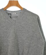 Miu Miu（ミュウミュウ）ニット・セーター グレー サイズ:38(S位) レディース/2200629825062