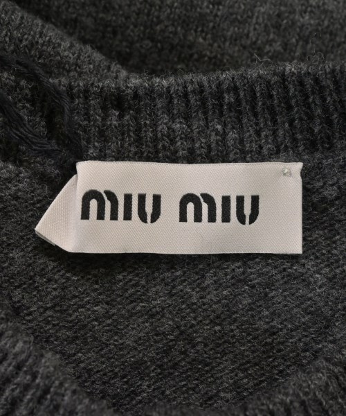 Miu Miu（ミュウミュウ）カーディガン グレー サイズ:38(S位) レディース/2200629825079