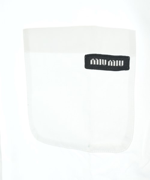 Miu Miu（ミュウミュウ）カジュアルシャツ 白 サイズ:36(XS位) レディース/2200629825086