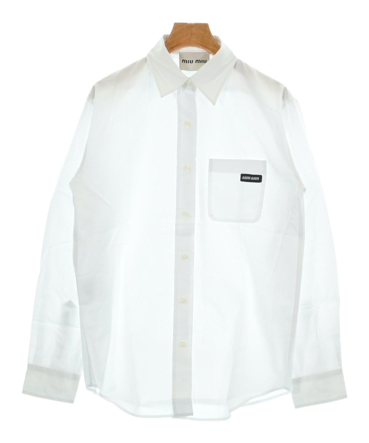 Miu Miu（ミュウミュウ）カジュアルシャツ 白 サイズ:36(XS位