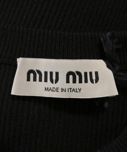 Miu Miu（ミュウミュウ）ニット・セーター 黒 サイズ:38(S位) レディース/2200629825109