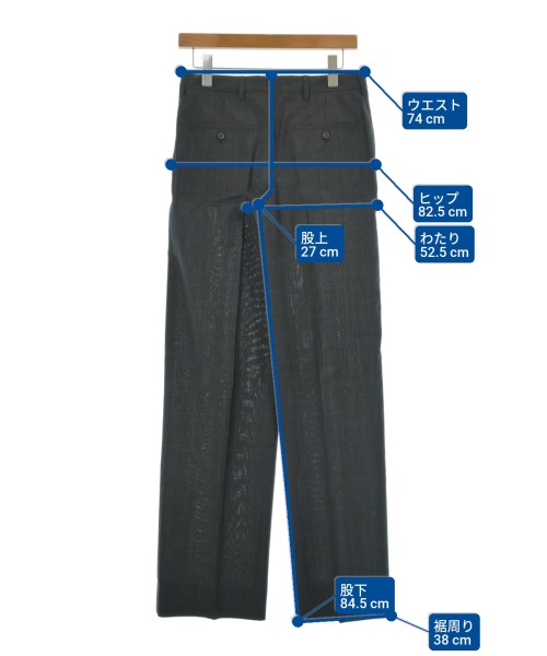 Miu Miu（ミュウミュウ）スラックス グレー サイズ:38(S位) レディース/2200629825116