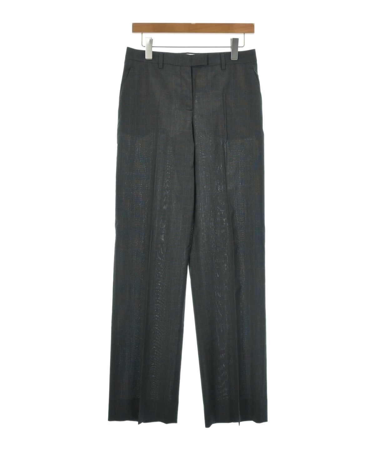 Miu Miu（ミュウミュウ）スラックス グレー サイズ:38(S位) レディース