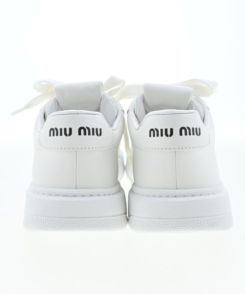 Miu Miu（ミュウミュウ）スニーカー 白 サイズ:EU37(23.5cm位) レディース/2200629825253