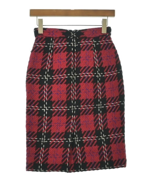 Miu Miu（ミュウミュウ）ひざ丈スカート 赤 サイズ:36(XS位) レディース/2200630148013