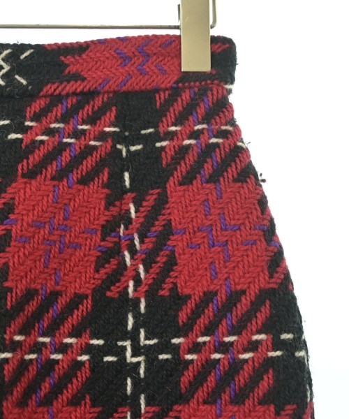 Miu Miu（ミュウミュウ）ひざ丈スカート 赤 サイズ:36(XS位) レディース/2200630148013