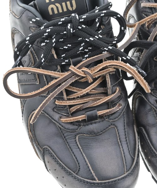 Miu Miu（ミュウミュウ）スニーカー 黒 サイズ:EU36(22.5cm位) レディース/2200630295014