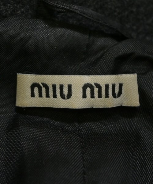 Miu Miu（ミュウミュウ）ステンカラーコート グレー サイズ:38(S位) レディース/2200619705015