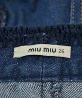 Miu Miu（ミュウミュウ）デニムパンツ 紺 サイズ:26(M位) レディース/2200627098031