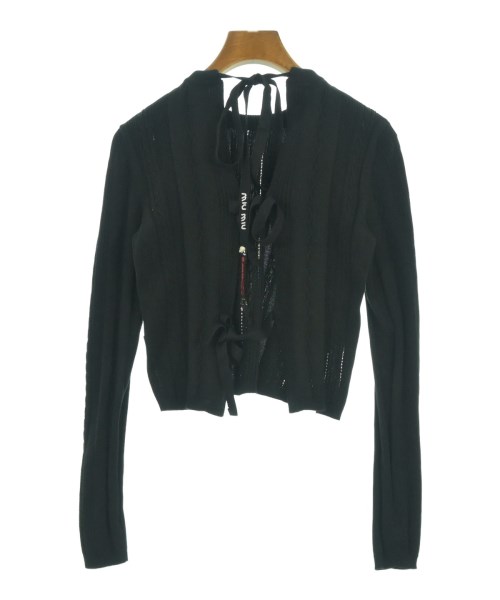 Miu Miu（ミュウミュウ）ニット・セーター 黒 サイズ:36(XS位) レディース/2200623753101