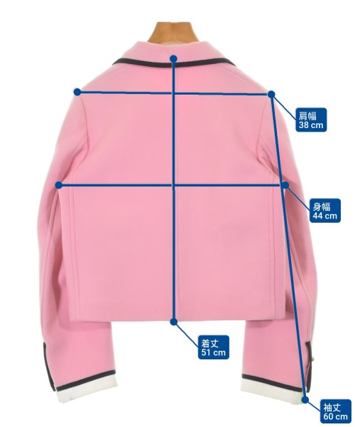 Miu Miu（ミュウミュウ）ジャケット ピンク サイズ:36(XS位) レディース/2200630642023