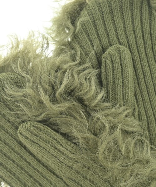 Miu Miu（ミュウミュウ）手袋 カーキ サイズ:- レディース/2200632303151