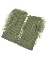 Miu Miu（ミュウミュウ）手袋 カーキ サイズ:- レディース/2200632303151