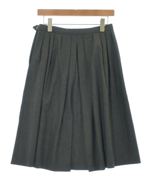 Miu Miu（ミュウミュウ）ひざ丈スカート グレー サイズ:38(S位) レディース/2200630643105