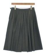 Miu Miu（ミュウミュウ）ひざ丈スカート グレー サイズ:38(S位) レディース/2200630643105