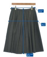 Miu Miu（ミュウミュウ）ひざ丈スカート グレー サイズ:38(S位) レディース/2200630643105