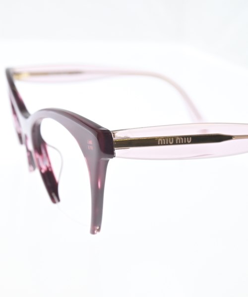 Miu Miu（ミュウミュウ）メガネ 紫 サイズ:- レディース/2200632405022