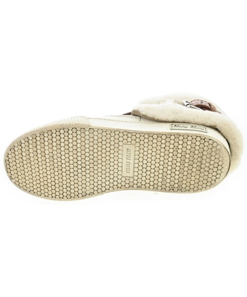 Miu Miu（ミュウミュウ）スニーカー ベージュ サイズ:EU36(22.5cm位) レディース/2200632838073
