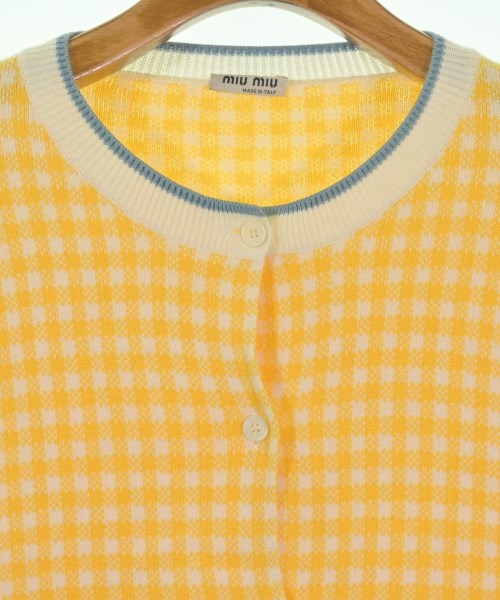 Miu Miu（ミュウミュウ）カーディガン 黄 サイズ:42(M位) レディース/2200633056087