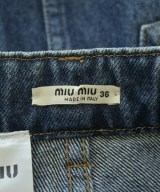 Miu Miu（ミュウミュウ）ひざ丈スカート 青 サイズ:36(XS位) レディース/2200620871143