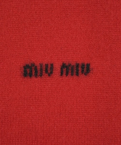 Miu Miu（ミュウミュウ）カーディガン 赤 サイズ:38(S位) レディース/2200633079062