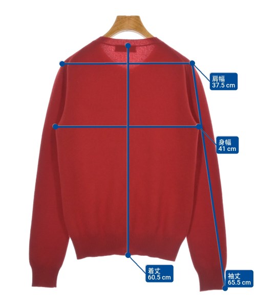 Miu Miu（ミュウミュウ）カーディガン 赤 サイズ:38(S位) レディース/2200633079062