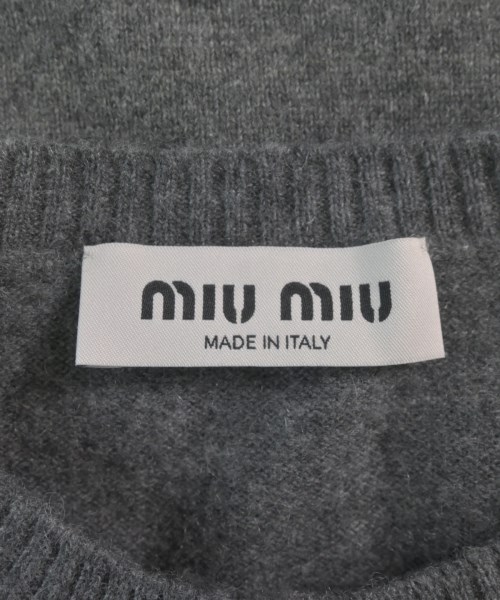 Miu Miu（ミュウミュウ）カーディガン グレー サイズ:38(S位) レディース/2200633079079