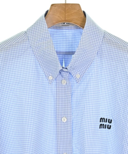 Miu Miu（ミュウミュウ）ブラウス 青 サイズ:42(M位) レディース/2200634130083