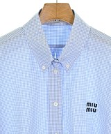 Miu Miu（ミュウミュウ）ブラウス 青 サイズ:42(M位) レディース/2200634130083