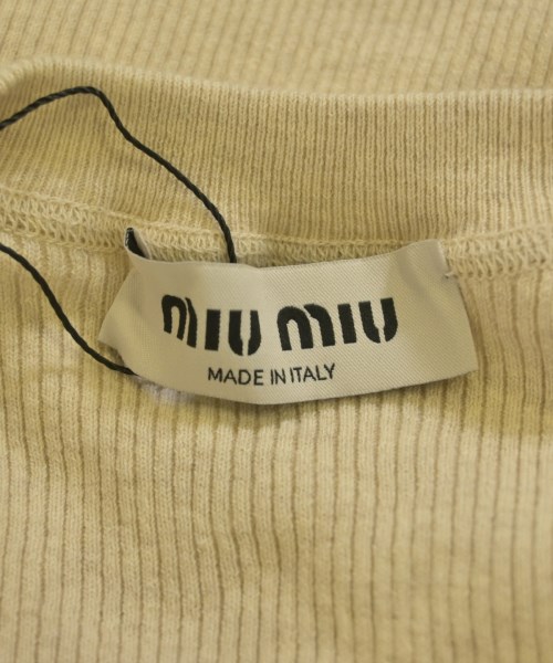 Miu Miu（ミュウミュウ）カーディガン ベージュ サイズ:38(S位) レディース/2200634130120