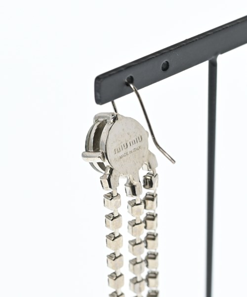 Miu Miu（ミュウミュウ）ピアス シルバー サイズ:- レディース/2200634130182