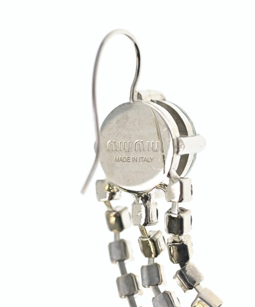 Miu Miu（ミュウミュウ）ピアス シルバー サイズ:- レディース/2200634130182