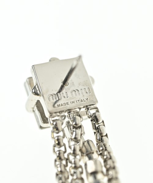 Miu Miu（ミュウミュウ）ピアス シルバー サイズ:- レディース/2200634130199