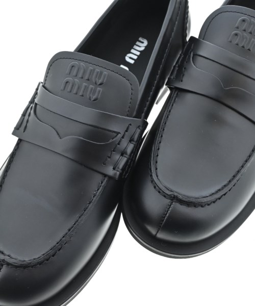 Miu Miu（ミュウミュウ）ドレスシューズ/ローファー 黒 サイズ:EU37(23.5cm位) レディース/2200634130205