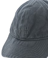 Miu Miu（ミュウミュウ）キャップ 黒 サイズ:M レディース/2200590237185