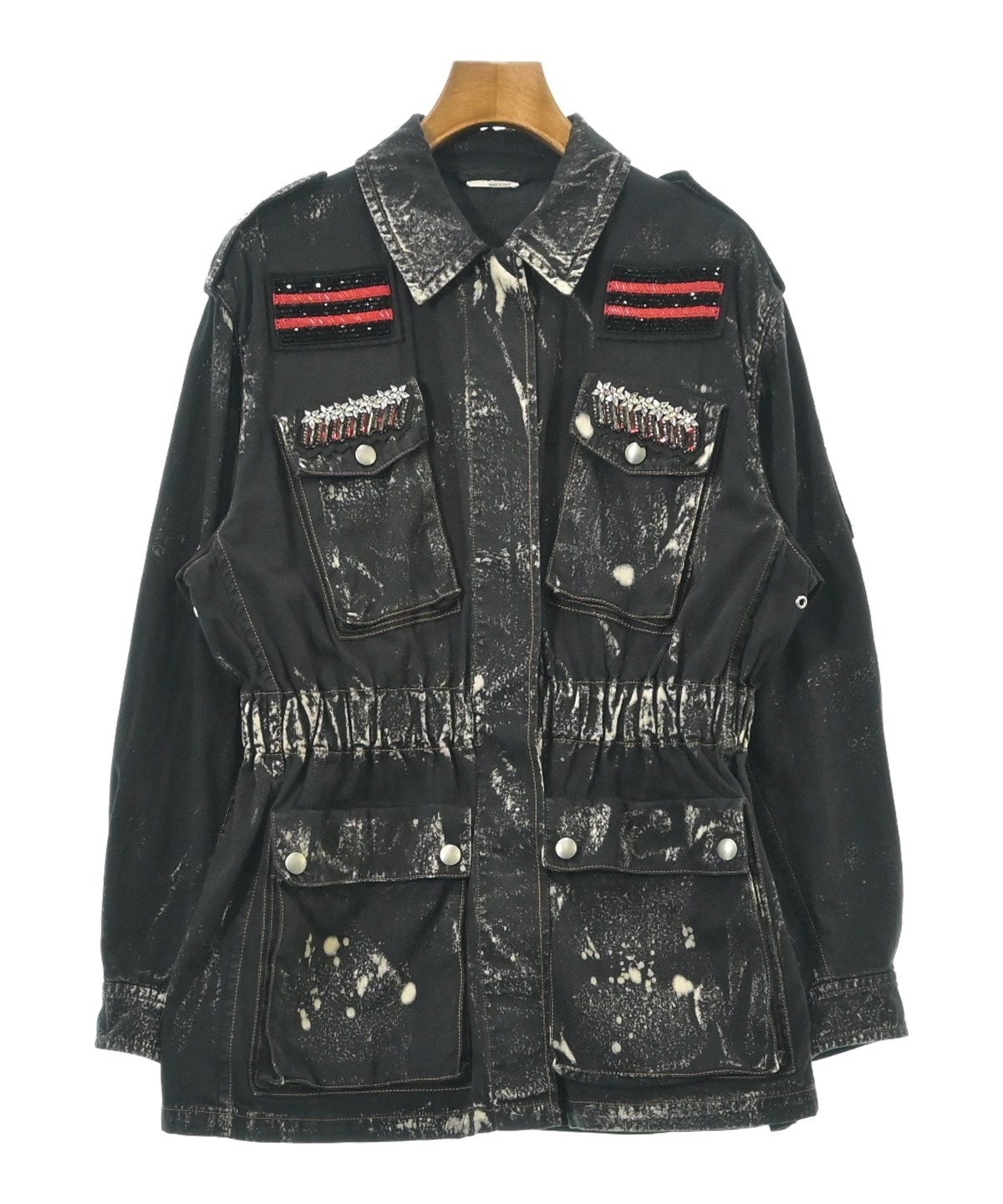 カ*ペ様 ⭐️希少⭐️miumiuデニムジャケット 定価28万円 Miu Miu デニムジャケット | ブルー | FARFETCH JP