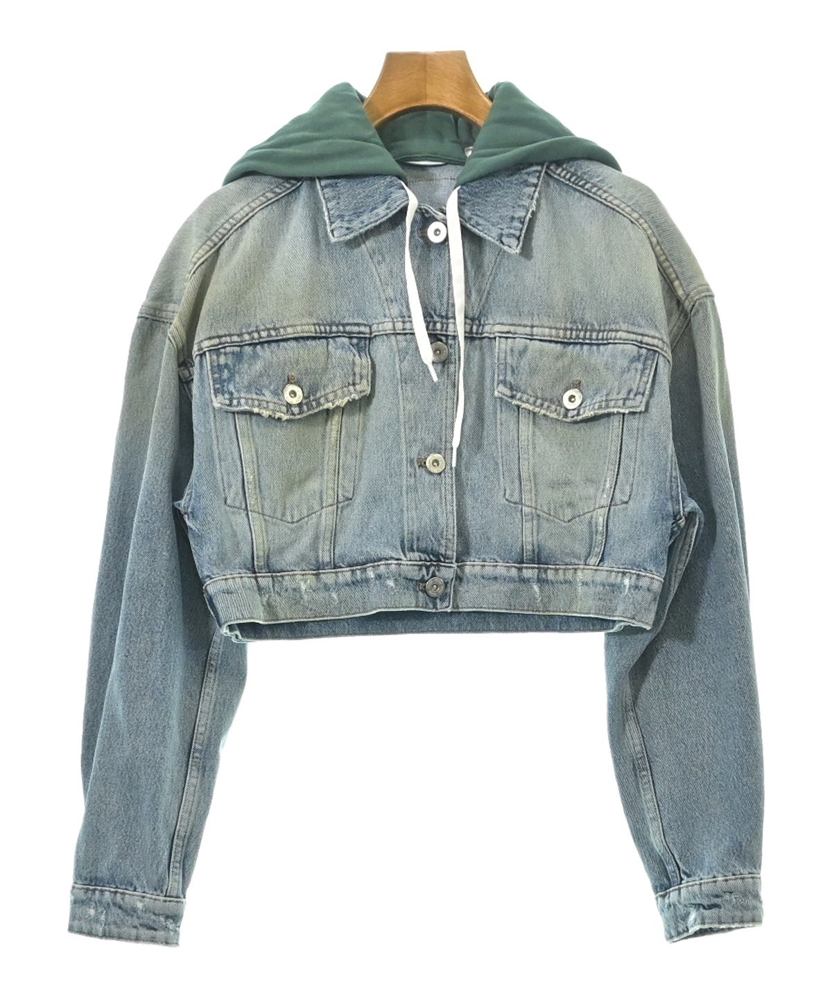 Miu Miu（ミュウミュウ）デニムジャケット 青 サイズ:36(XS位